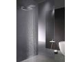 Douche encastrable, thermostatique, ciel de pluie et cascade - ROQUETAS CHROME