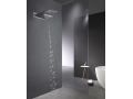 Douche encastrable, thermostatique, ciel de pluie et cascade - ROQUETAS CHROME