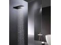 Indbygget brusebad, termostat, regntæppe og vandfald - ROQUETAS BLACK