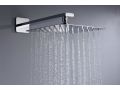 Douche encastrable, thermostatique et pommeau pluie de douche 25 x 25 - CORNELLA CHROME