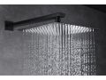 Douche encastrable noir, mitigeur, ciel de pluie 25 x 25 - ALCOBENDAS NOIR