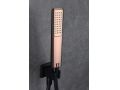 Indbygget brusebad, blandebatteri, regntÃ¦ppe 25 x 25 - ALCOBENDAS ORO ROSA
