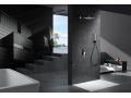 Indbygget brusebad, blandebatteri, regntÃ¦ppe 25 x 25 - ALCOBENDAS ORO ROSA