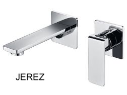 Verborgen wandkraan, mengkraan, lengte 215 mm - JEREZ CHROME