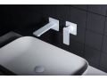 ForsÃ¦nket vÃ¦gmonteret vandhane, enkelt greb, lÃ¦ngde 215 mm - JEREZ WHITE