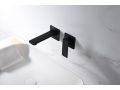 Forsænket vægmonteret vandhane, enkelt greb, længde 215 mm - JEREZ BLACK