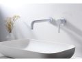 Ukryty kran naÅ›cienny, bateria mieszajÄ…ca, dÅ‚ugoÅ›Ä‡ 219 mm - BILBAO WHITE