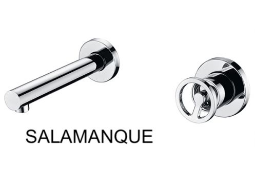 ForsÃ¦nket vÃ¦gmonteret vandhane, enkelt greb, lÃ¦ngde 237 mm - SALAMANQUE CHROME