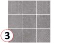 CORALSTONE  20x20 - 29,2x25,4 cm - Carrelage sol, hexagonal, finition Pierre Bleu