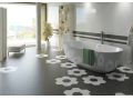 NATURE B&W HEXATILE 17,5x20 cm - Carrelage sol, hexagonal, finition mate