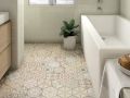 NATURE B&W HEXATILE 17,5x20 cm - Carrelage sol, hexagonal, finition mate