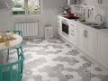 NATURE B&W HEXATILE 17,5x20 cm - Carrelage sol, hexagonal, finition mate
