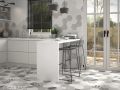 Cement Geo Sand HEXATILE 17,5x20 cm - Carrelage sol, hexagonal, finition mate