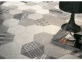 Cement Geo Sand HEXATILE 17,5x20 cm - Carrelage sol, hexagonal, finition mate
