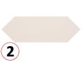 KITE Century Grey 10 x 30 cm - Carrelage sol, hexagonal en longueur