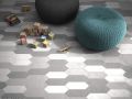KITE Century Grey 10 x 30 cm - Carrelage sol, hexagonal en longueur