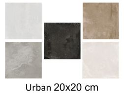 Urban 20x20 cm - Carrelage sol, finition vieilli