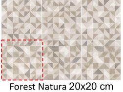 Forest Natura 20x20 cm - Carrelage sol, finition vieilli