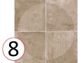 Forest Silver 20x20 cm - Carrelage sol, finition vieilli