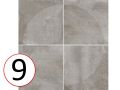 Forest Silver 20x20 cm - Carrelage sol, finition vieilli