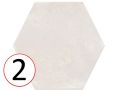 Urban 29,2 x 25,4 cm - Carrelage sol, hexagonal, finition vieilli