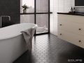 kromatika 11,6 x 10,1 cm - Carrelage sol, hexagonal, couleurs pastelles mates