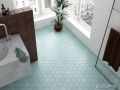 kromatika 11,6 x 10,1 cm - Carrelage sol, hexagonal, couleurs pastelles mates