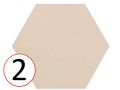 BOOM 14x16 cm - Płytki podłogowe i ścienne, heksagonalne, w designerskiej kolorystyce.