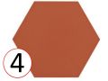BOOM 14x16 cm - Gulv- og vægfliser, sekskantede, designfarver.
