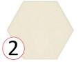 MANHATTAN HEX 15x17 cm - Gulv- og vægfliser, sekskantede, designfarver.