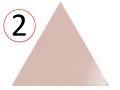 TRIVIAL 14x14 cm - Płytki ścienne, trójkątne, w designerskiej kolorystyce.
