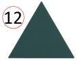TRIVIAL 14x14 cm - Wandtegels, driehoekig, designkleuren