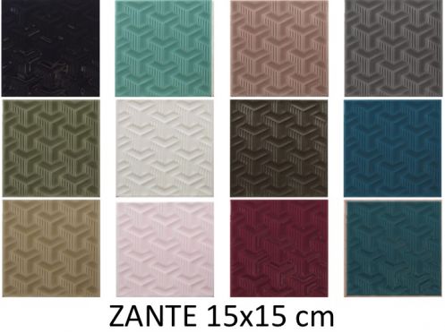 ZANTE 15x15 cm - Vægfliser, design