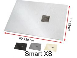 Receveur douche, de petite taille, en résine minérale - SMART 60