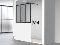 Half vaste douchewand,  art deco in industriÃ«le stijl - Atelier MUR