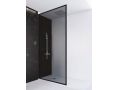 Parawan prysznicowy, profil aluminiowy czarny - ATELIER ALU 2016