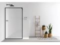 Vaste wand, zwart aluminium profiel - ATELIER ALU 2001