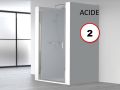 Porte de douche sur mesure, 95 x 195 cm, ouverture int�rieur et ext�rieur - AC210