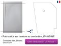 Receveur de douche Corian, design extra plat - CANIVEAU CORIAN 