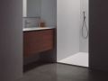 Meuble salle de bains, deux tiroirs, suspendu, finition bois - TRENDY 2T