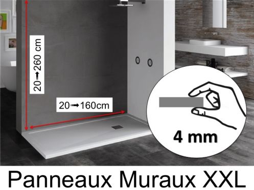 Panneaux muraux, paisseur 4 mm - PHENOLIQUE