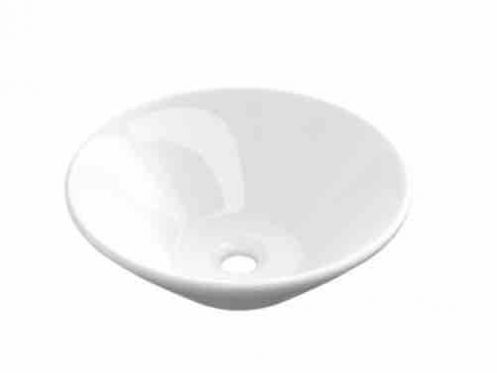 Vasque � 410 mm, en c�ramique blanc - COUNTER TOP 1401