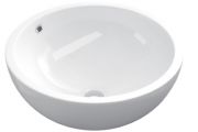 Vasque Ø 450 mm, en céramique blanc - COUNTER TOP 1501