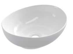 Vasque 33x41 cm, en céramique blanc - COUNTER TOP 1801