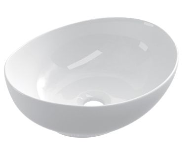 Vasque 33x41 cm, en c�ramique blanc - COUNTER TOP 1801