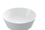 Vasque Ø 350 mm, en céramique blanc - COUNTER TOP 2201
