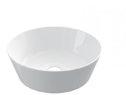 Vasque � 350 mm, en c�ramique blanc - COUNTER TOP 2201