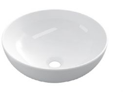 Vasque Ø 320 mm, en céramique blanc - COUNTER TOP 2301