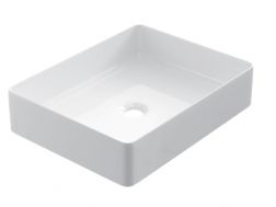 Vasque 47x37 cm, en céramique blanc - COUNTER TOP 2402