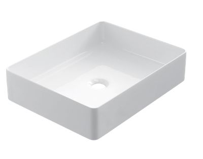 Vasque 47x37 cm, en c�ramique blanc - COUNTER TOP 2402